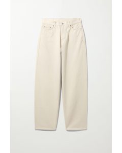 Rail Mid Loose Straight Jeans Off-white