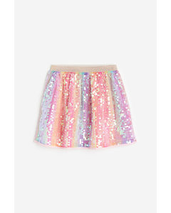 Sequined Skirt Pink/sequins