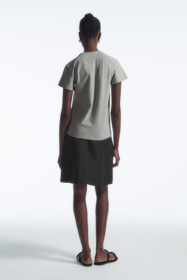 COS Shrunken T-shirt Grey Marl