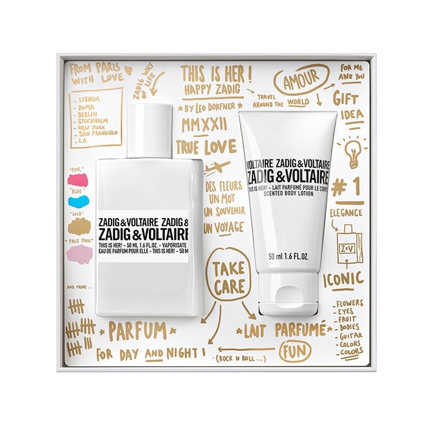 Zadig & Voltaire Giftset Zadig &amp; Voltaire This Is Her Edp 50ml + Body Lotion 50ml