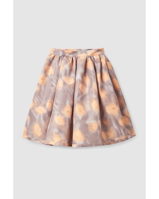 COS Pleated A-line Skirt Soft Pink