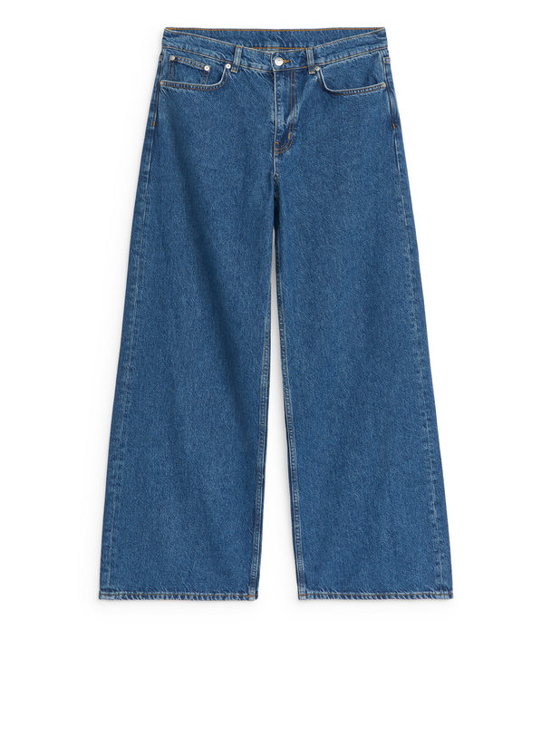 ARKET Cloud Lavtaljede Loose Jeans Mellemblå