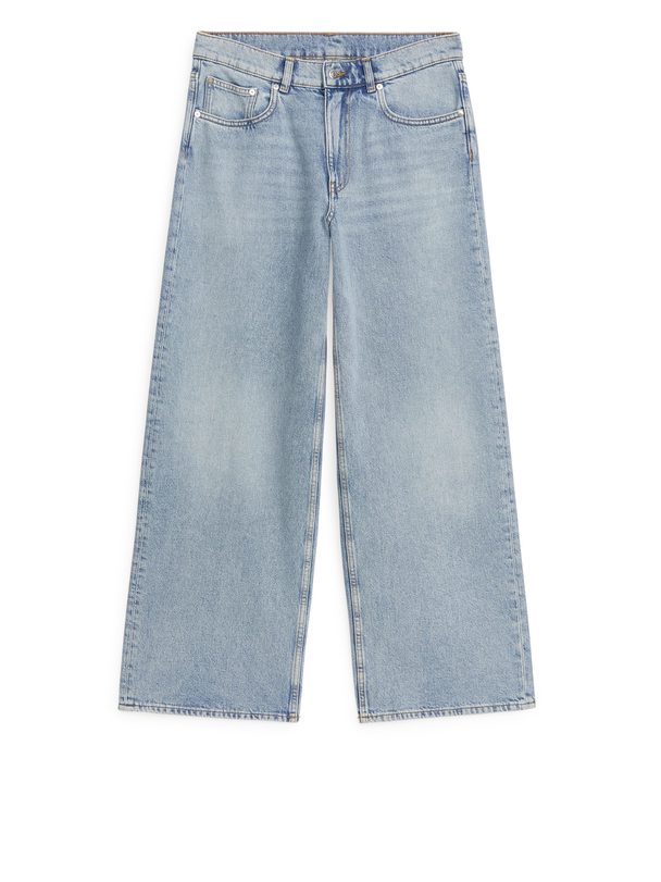 ARKET Cloud Jeans Med Låg Midja Blå