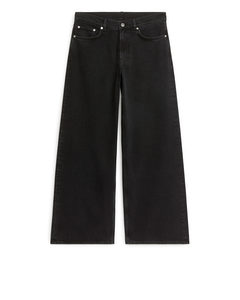 Cloud Low Loose Jeans Washed Black