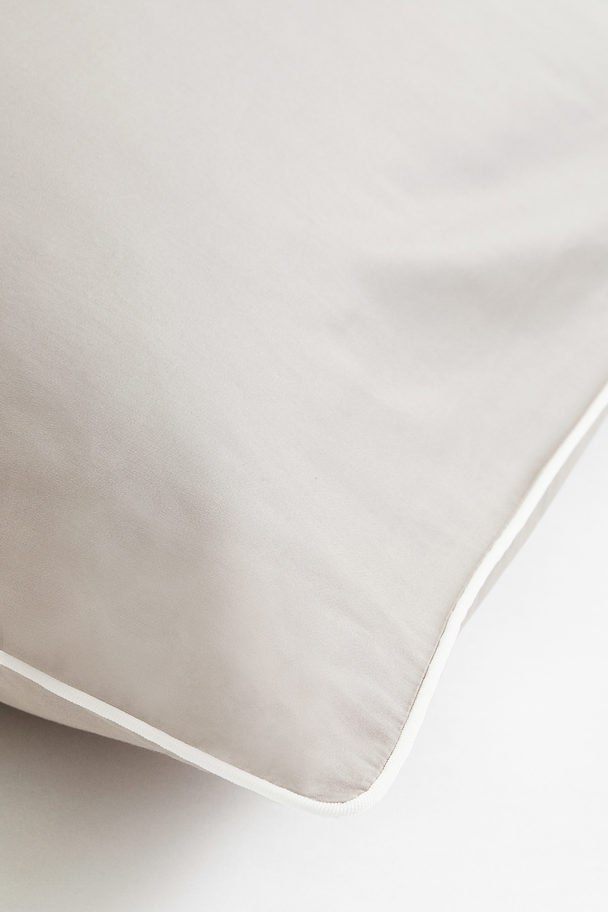 H&M HOME Kopfkissenbezug aus Satin Greige