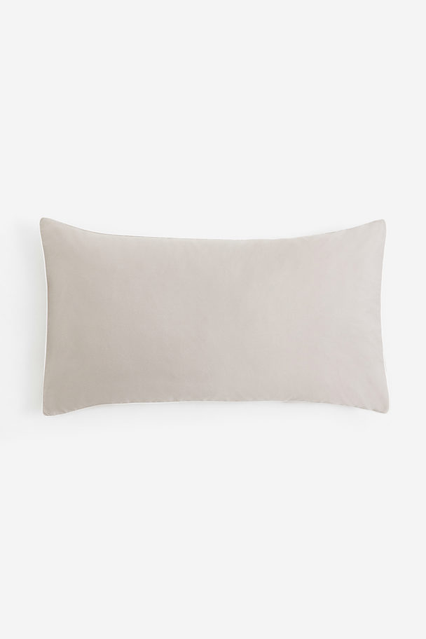 H&M HOME Cotton Sateen Pillowcase Greige