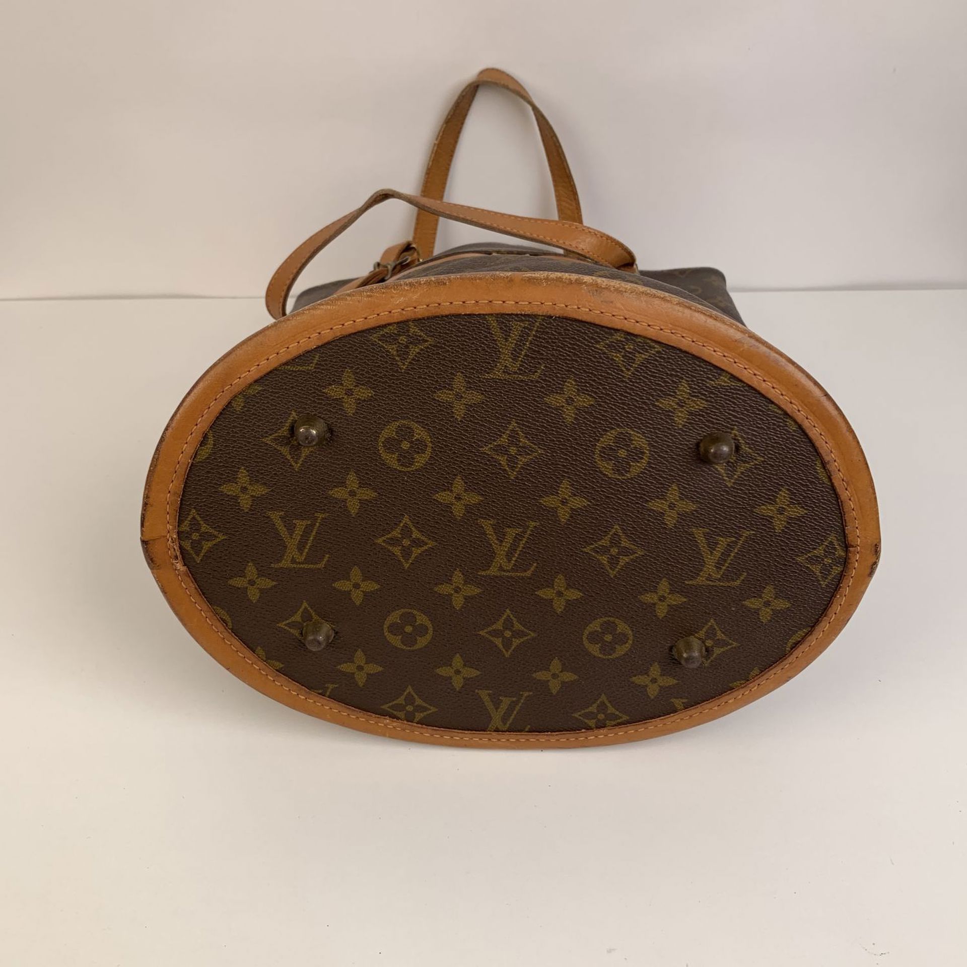 Louis Vuitton Bucket Marais PM French Co Monogram Canvas Brown