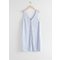 Sleeveless Button Up Mini Dress Light Blue