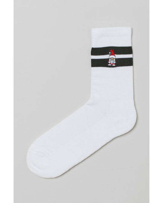 H&M Socks White/santa
