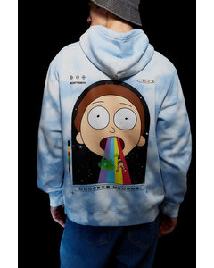 Hoodie Regular Fit Hellblau/Rick and Morty