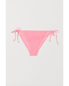Bikinitanga Met Strikbandjes Roze