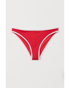 Bikinibriefs Rød/hvid