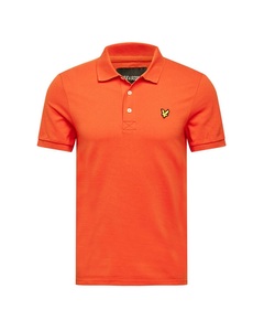 Lyle & Scott Plain Polo Shirt Orange