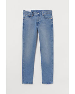 Slim Jeans Denimblauw