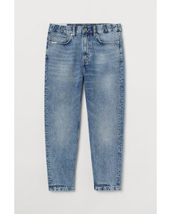 Relaxed Tapered Pull-On Jeans Blassblau