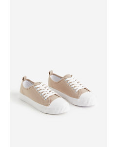 Sneakers Van Canvas Beige