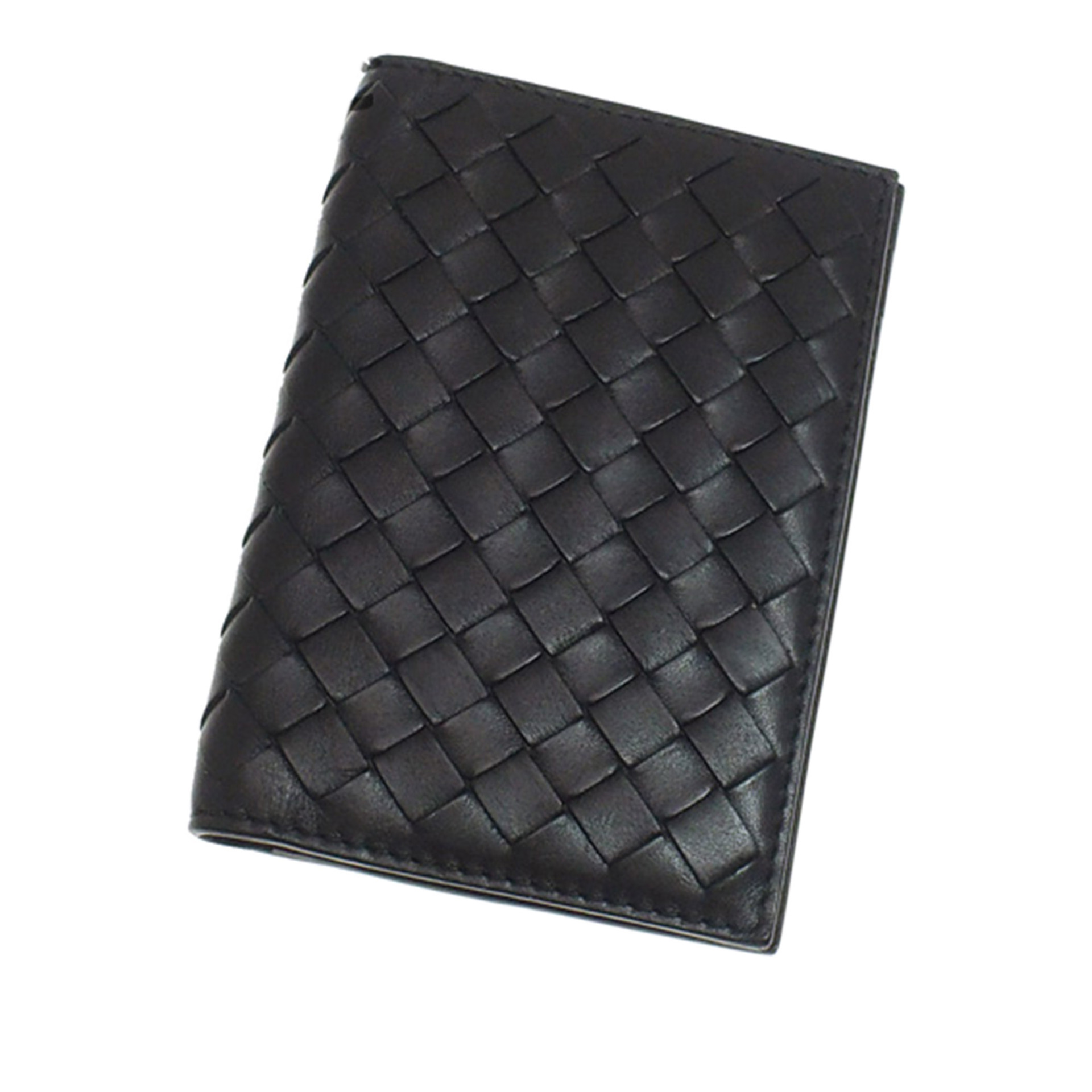 Bottega Veneta Intrecciato Leather Card Holder Black bis zu -70 % | AFOUND