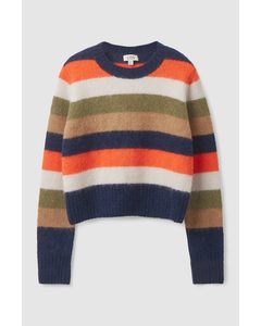 Cropped Jumper Multicoloured