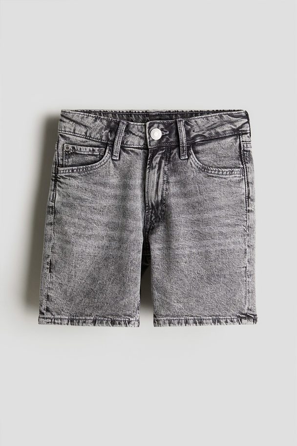 H&M Jeansshorts Grau