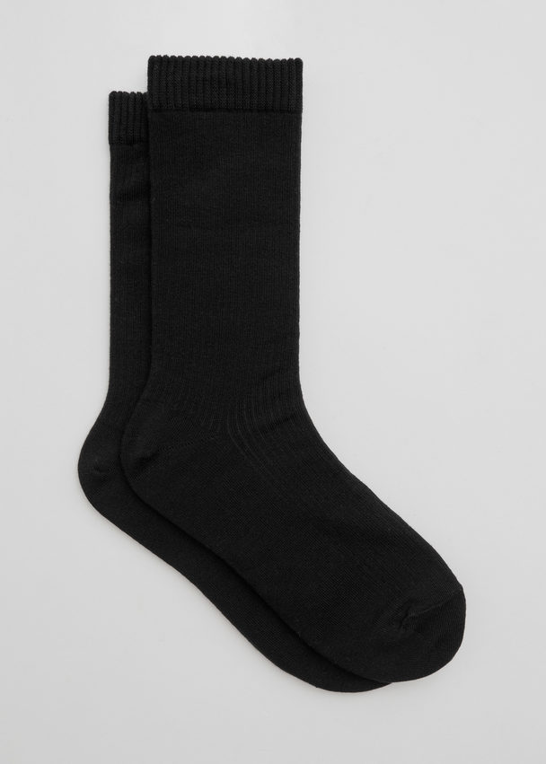 & Other Stories 2-pack Socks Black