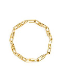 Gold-plated Chain Bracelet Gold