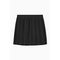 Pleated Wool-blend Mini Skirt Black