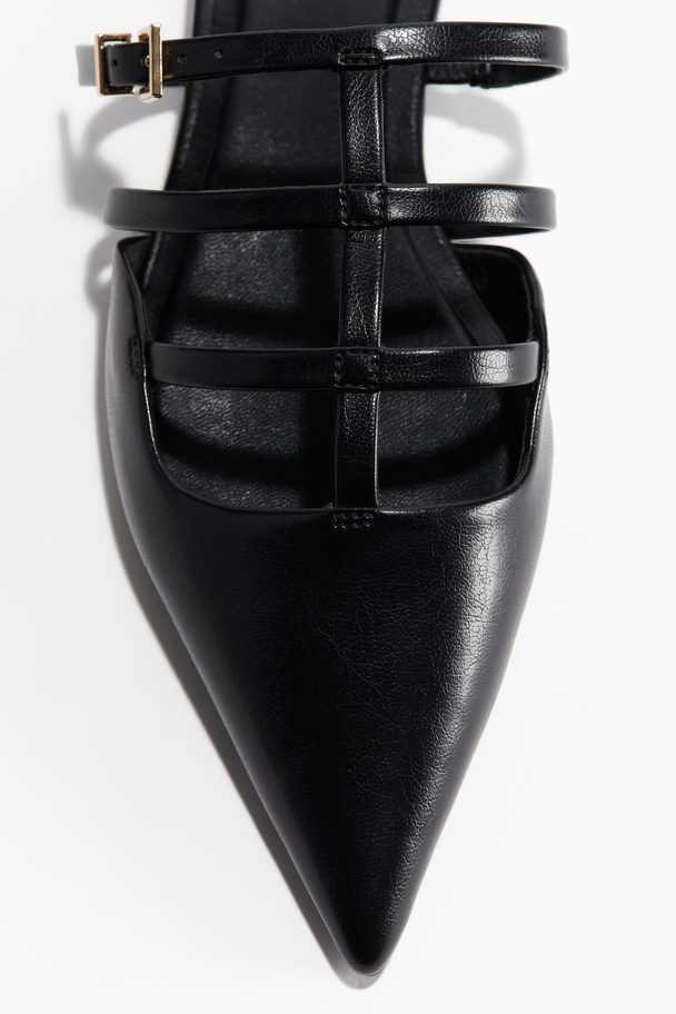 H&M Spitze Mules Schwarz