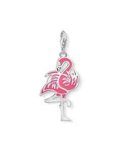Charm Pendant Flamingo 925 Sterling Silver