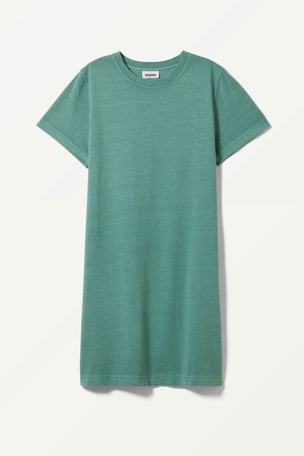 Weekday T-Shirtkleid Clover Grün