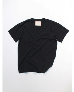 V-neck T-shirt Black