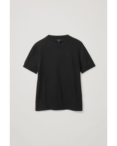 Knitted T-shirt Black