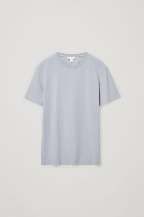 COS Regular-fit T-shirt Dusty Light Blue