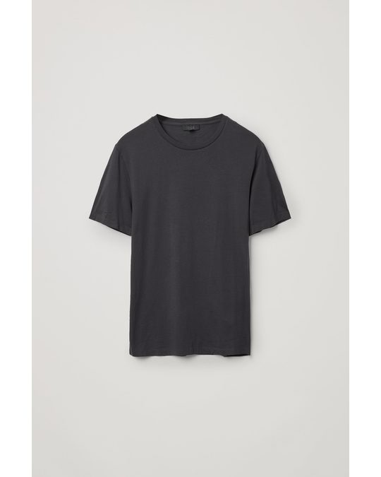 COS Regular-fit T-shirt Dusty Black