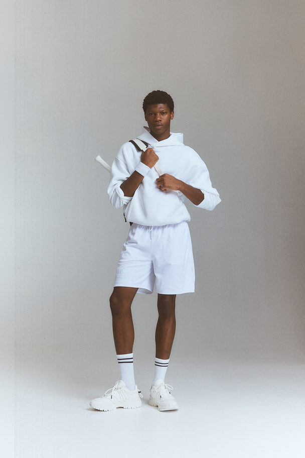 H&M Drymove™ Mesh Sports Shorts White