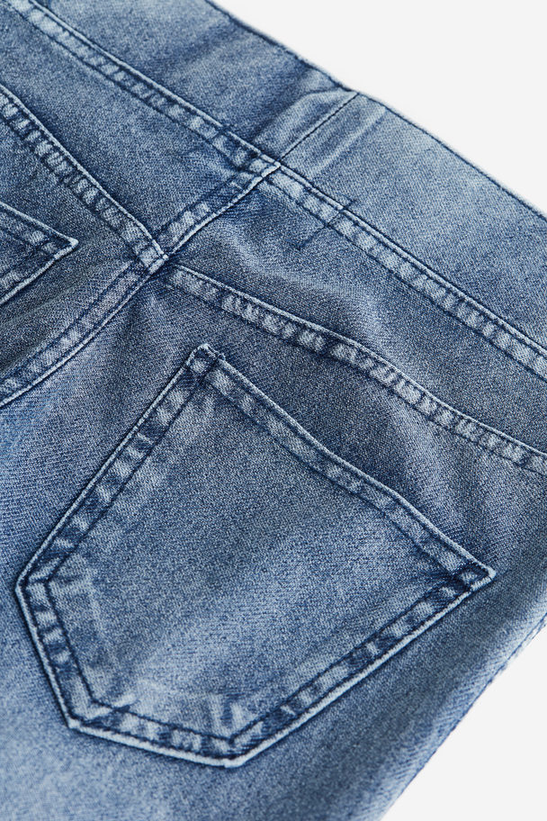 H&M Ausgestellte Jerseyhose Denimblau