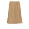 Fluid Wool Wrap Skirt Dark Beige