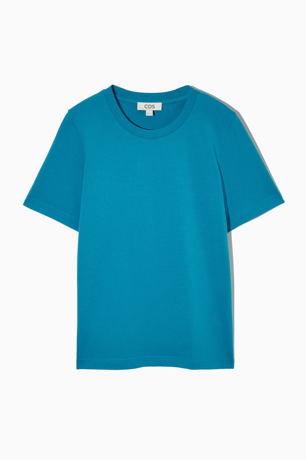 COS Regular Fit T-shirt Turquoise