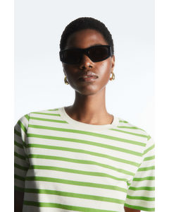 Regular Fit T-shirt Green / Striped
