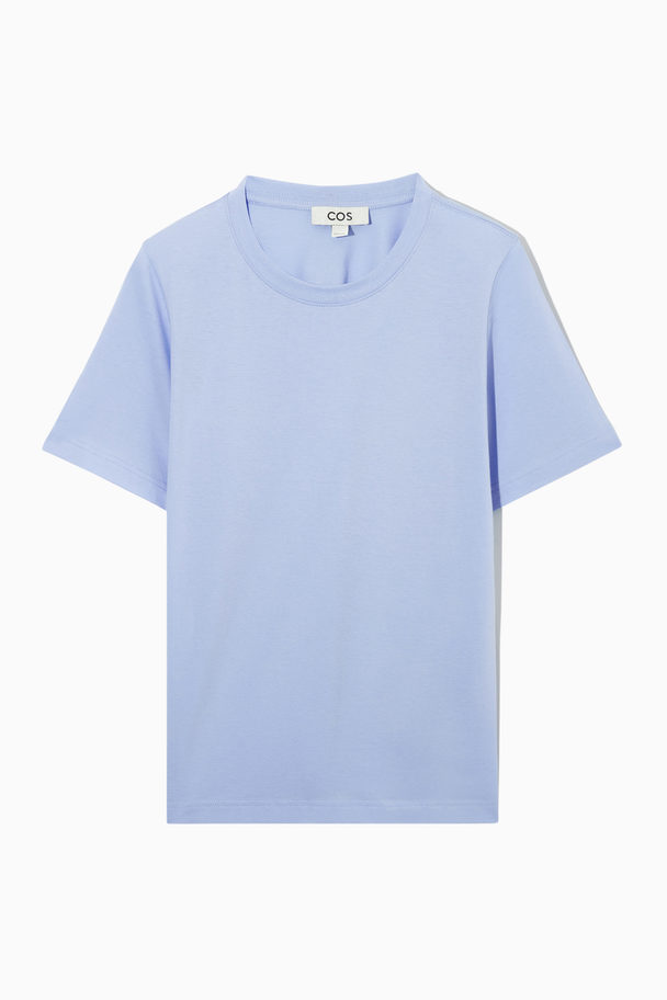 COS Regular Fit T-shirt Light Blue