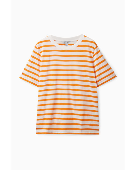 COS Regular Fit T-shirt Orange