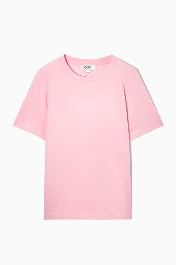 COS Regular Fit T-shirt Light Pink