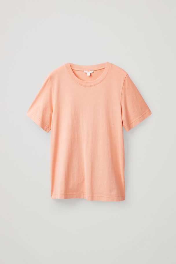 COS Regular Fit T-shirt Pink