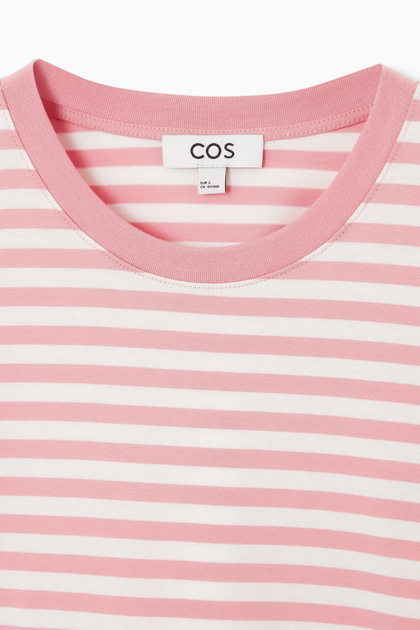 COS 24/7 T-shirt Pink / Striped