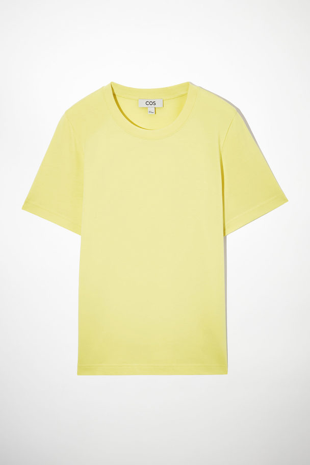 COS Regular Fit T-shirt Bright Yellow