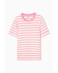 Regular Fit T-shirt Pink / Striped