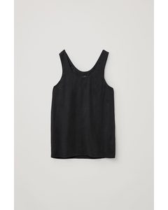 Relaxed Vest Top Black