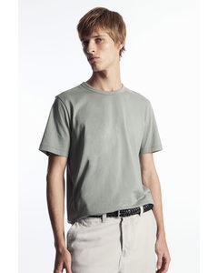 Brushed Lightweight T-shirt Dusty Green