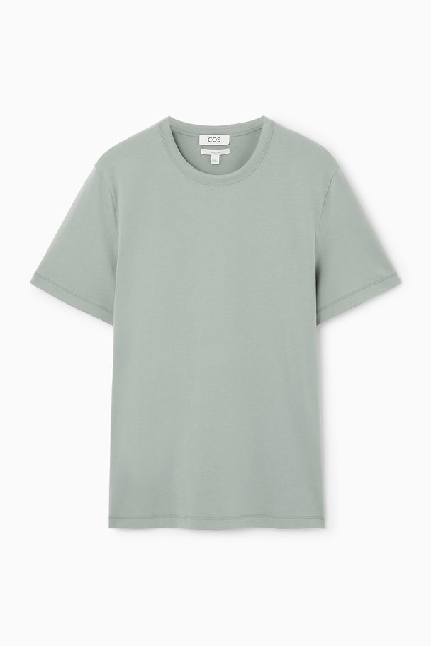 COS Brushed Lightweight T-shirt Dusty Green