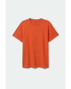 Relaxed T-shirt Dark Orange