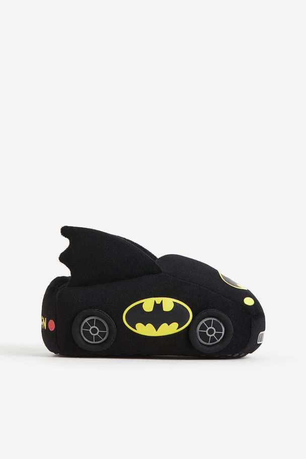 H&M Soft Slippers Black/batman